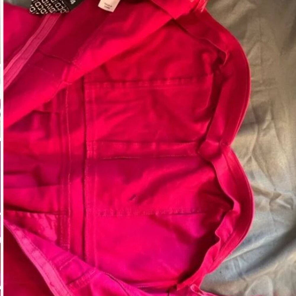 H&M Red Slick Strapless Sheath Dress Cocktail - Picture 3 of 5